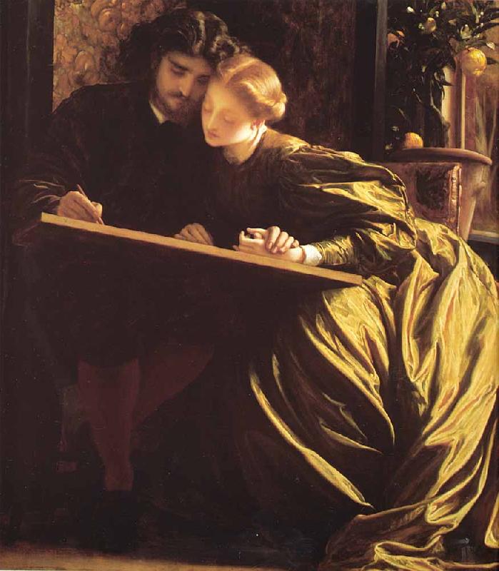 Lord Frederic Leighton The Painters Honeymoon oil painting picture